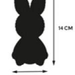 Rabbit Orbys Plush Clip