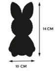 Rabbit Orbys Plush Clip