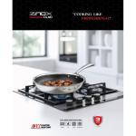 Zinox مقلاية زينوكس كلاد تكنولوجيا ثلاثية الطبقات بتضمن توزيع حراري مثالي وكفاءة أعلى في الطهي سطح مزود بنمط سداسي . مدعوم بضمان لمدة 3 سنوات.٢٨سم الماركة: Zinox | منتجات مشابهه من Zinox