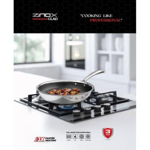 Zinox مقلاية زينوكس كلاد تكنولوجيا ثلاثية الطبقات بتضمن توزيع حراري مثالي وكفاءة أعلى في الطهي سطح مزود بنمط سداسي . مدعوم بضمان لمدة 3 سنوات.٢٨سم الماركة: Zinox | منتجات مشابهه من Zinox