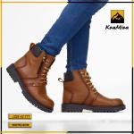 🥾 سيفتي جلد طبيعي نعل رابر حديده امامية كود 777 Leather