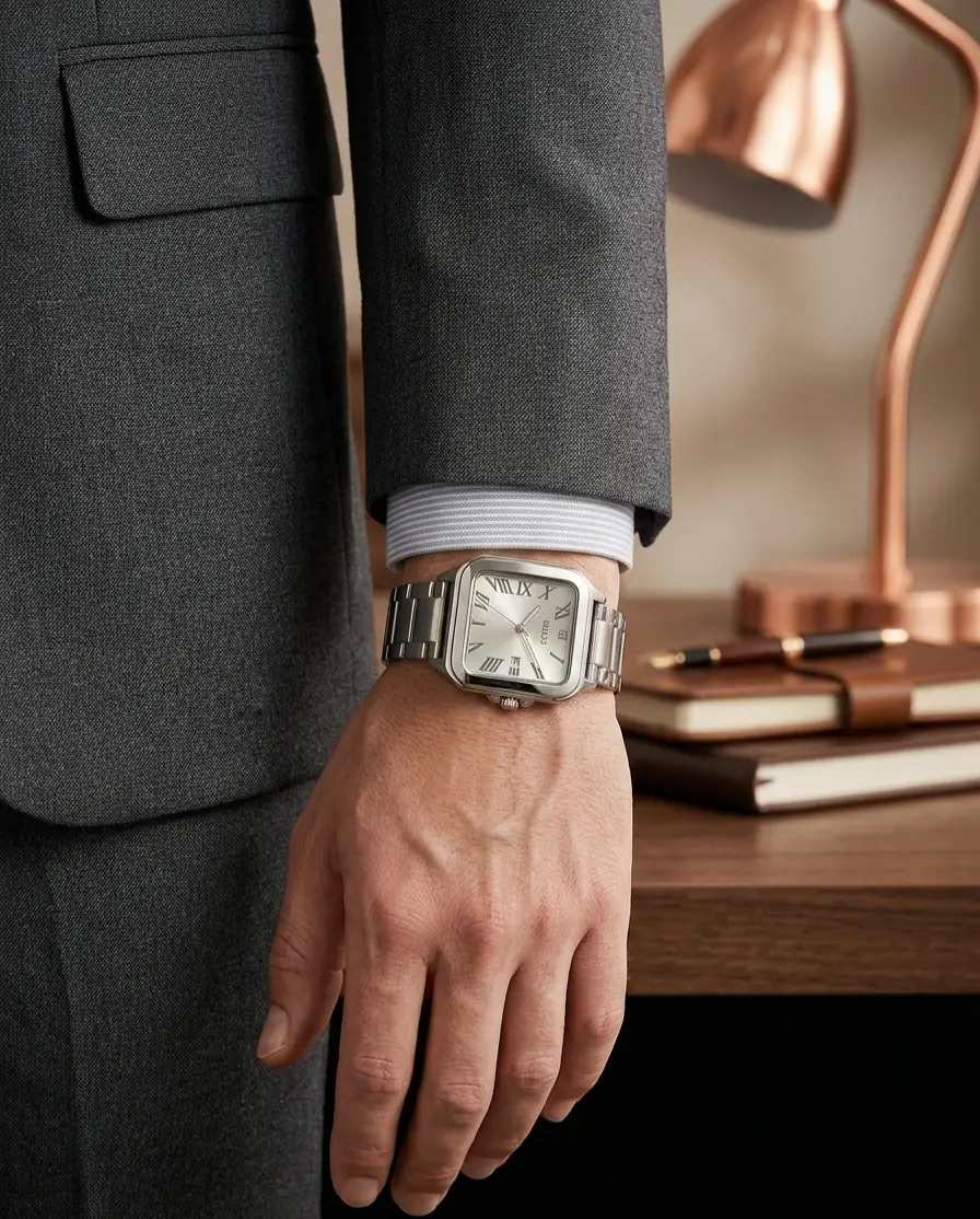 ساعة "Guess"ابيض
