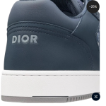 Dior B27 Uptown Low-Top Sneaker – Blue Smooth Calfskin and Blue Dior Oblique Jacquard