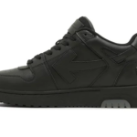 OFF-WHITE Out Of Office OOO For Walking Low Tops – Black White