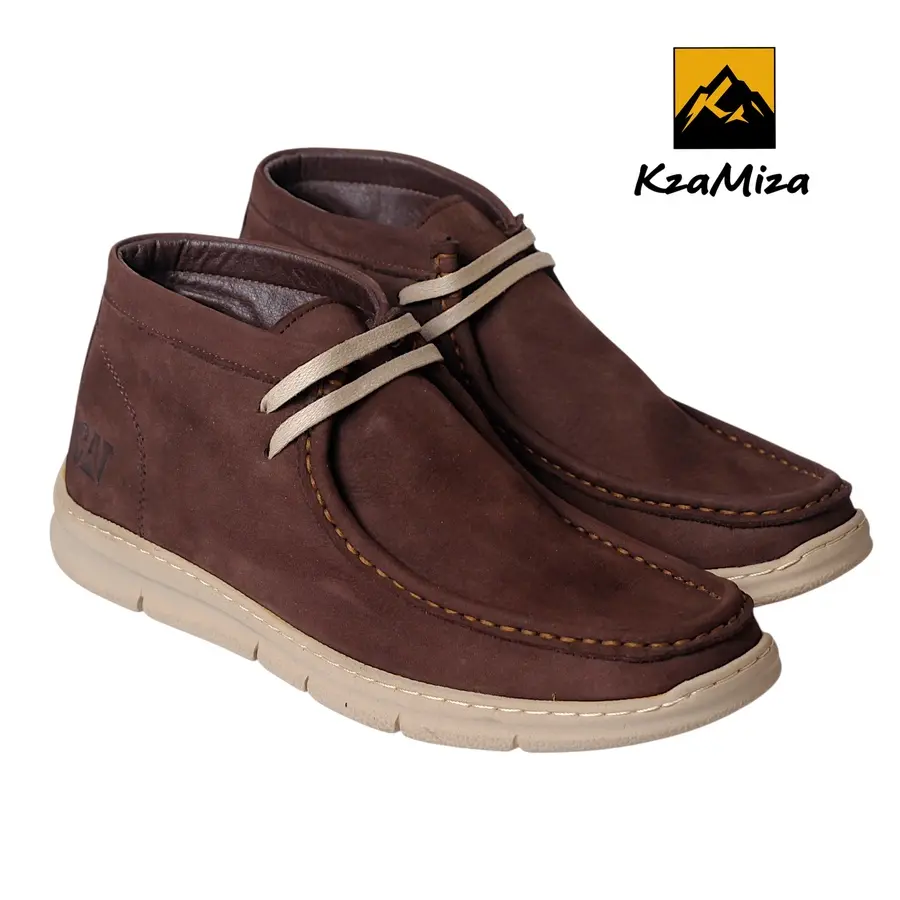 هاف بوت كاجوال رجالي جلد طبيعي 👞 Ankle Boot