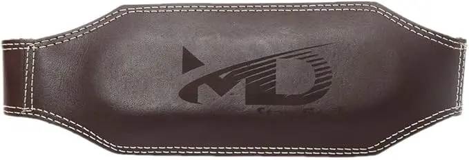 M D Stay Fit Leather weight lifting belt one