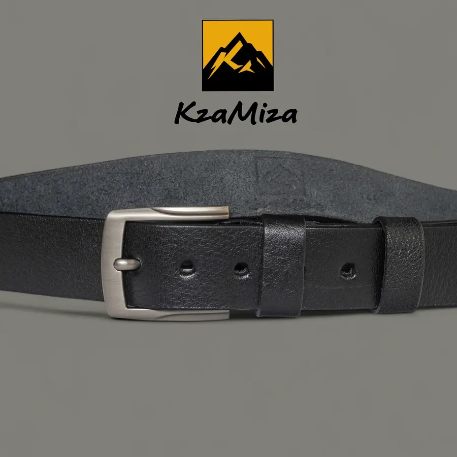 حزام رجالي كاجوال جلد طبيعي 100% توكة ستانلس مستوردة Leather