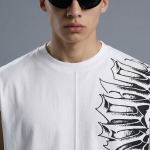 aura white cut boxy fit
