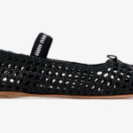 Miu Miu Woven nappa leather ballerinas