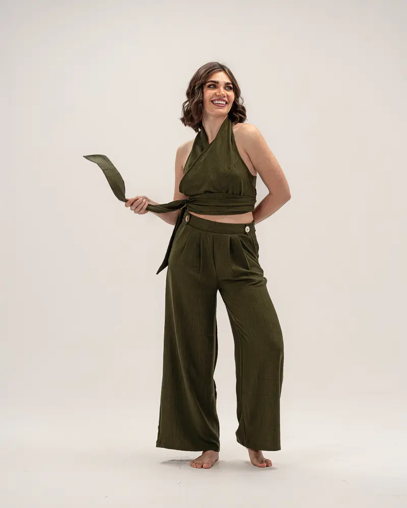 Olive – Linen Set