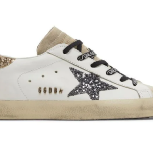 Golden Goose Superstar Optic White Seedpearl Glitter (Women's)