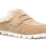 Miu Miu Suede mules - Ecru-