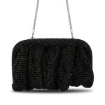Ruched Golden Shimmer Evening Bag VS-56