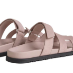 Hermes Chypre Sandal – Pink Suede