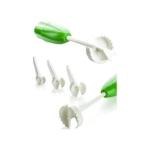 Perfect Stuffed Vegetable Cutter, 4 Pieces Green