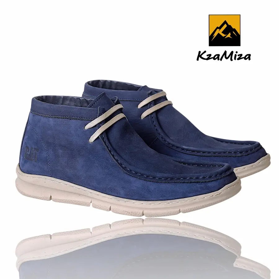 هاف بوت كاجوال رجالي جلد طبيعي 👞 Ankle Boot