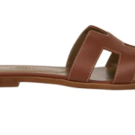 Hermes Sandal Flat Oran Gold Box Calfskin | Mightychic