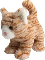 Plush Toy Orange Tabby Kitten