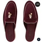 Loro piana Summer Charms Walk Loafer 'burgundy' LE 17,000.00 LE 9,000.00