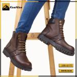 🥾 سيفتي جلد طبيعي نعل رابر حديده امامية كود 777 Leather
