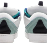 Lanvin Leather Curb – White Blue
