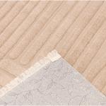Elite Jacquard Corridor Carpet Modern Pattern (Beige)
