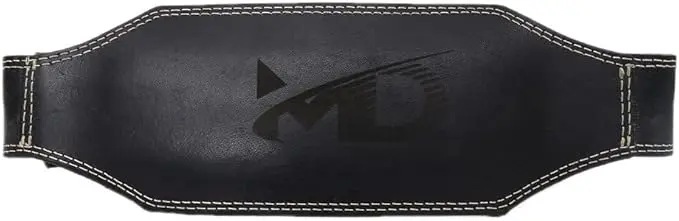 M D Stay Fit Leather weight lifting belt one