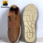 حذاء كلاركس هاي كوبي مصري جلد طبيعي نعل رابر لون هافان كود S7