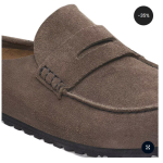 Birkenstock Naples Wrapped Concrete Gray