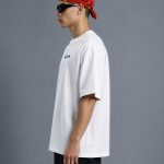 aura white boxy fit Tshirt