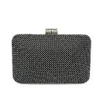 Sparkling Studded Evening Clutch with Metallic Clasp VS-58