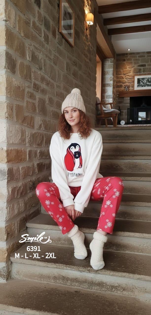 white&pink pyjama set