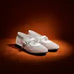 Mia Mesh Patent Flats