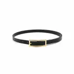 Elegant Slim Belt with Rectangular Buckle BT-11