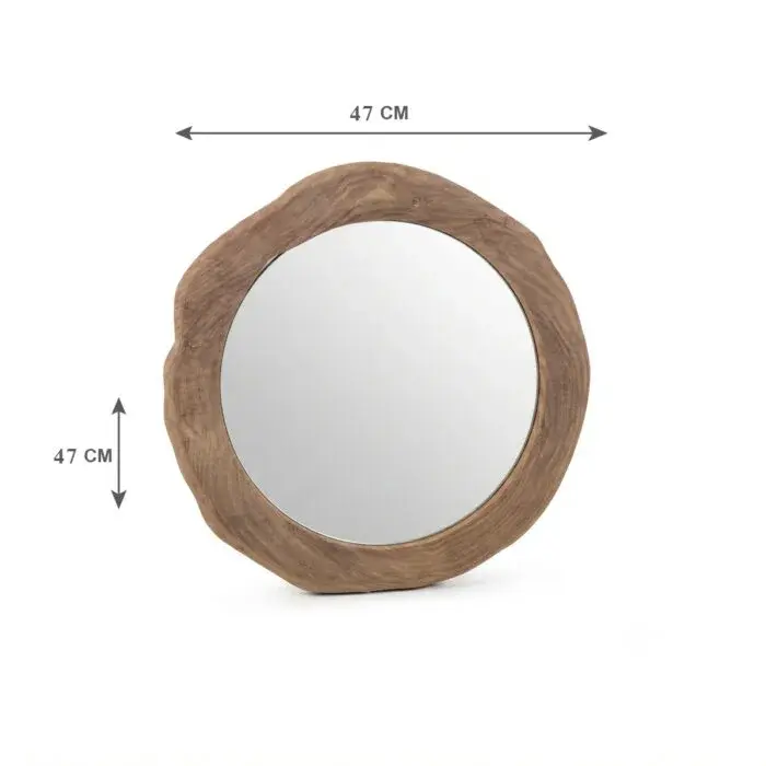 Handmade Organic Wood Mirror