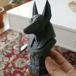 Low-Poly Anubis Bust