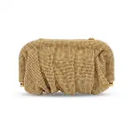Ruched Golden Shimmer Evening Bag VS-56