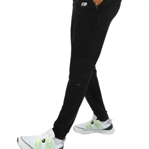 Back Logo Black Jogger Pants