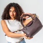 Heritage Pebbled Handbag