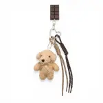 Cute Teddy Bear Keychain with Chocolate Bar Charm MD-1