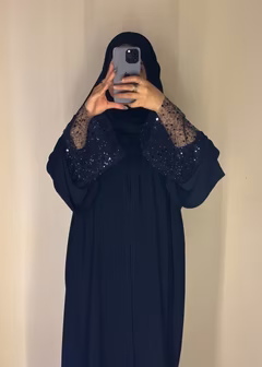 Wealth Abaya – Navy