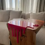 Colored Acrylic Drip