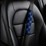 Gucci Blue - Set of 2 Seat Belt Covers
