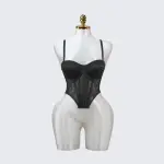 Black Floral Lace Sculpting Corset