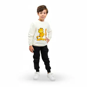 White Sweatshirt with Garfield Print 🐱
