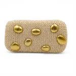 Woven Bag with Gold Studs VS-72