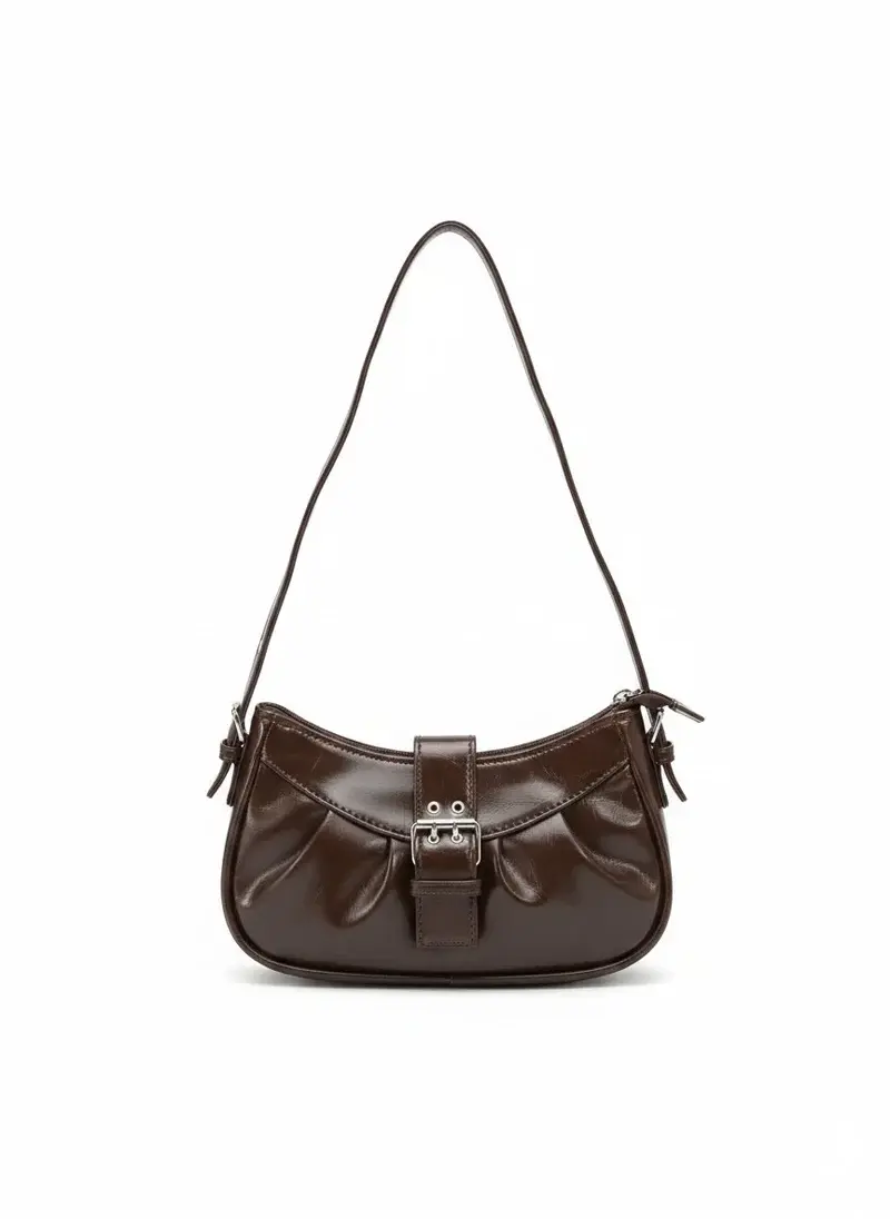 Modern Shoulder Bag with Front Buckle BA-58