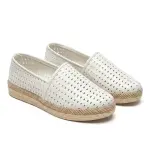 Breathable Leather Ballerinas with Rustic Details. BN-59