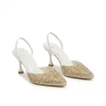 Shimmer Heels with Statement Heel C-93