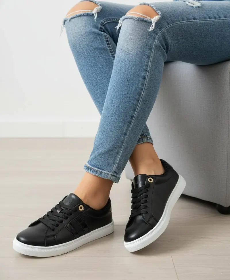 Casual Sneaker with Stylish Side Stripes SN-23